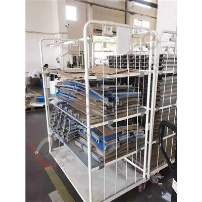 Chariot de conteneur de rouleau d'entrepôt